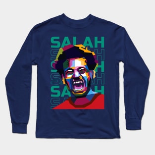 Abstract Popart Salah Long Sleeve T-Shirt